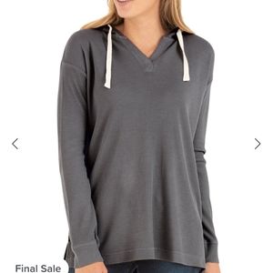 Free fly waffle grid hoddie